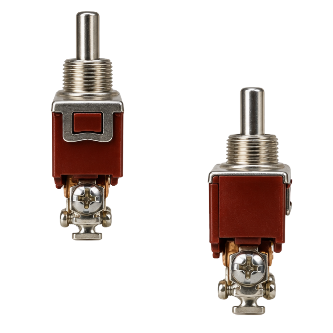 6-PIN PUSH BACK KN3C-223 RED SWITCH - Image 3